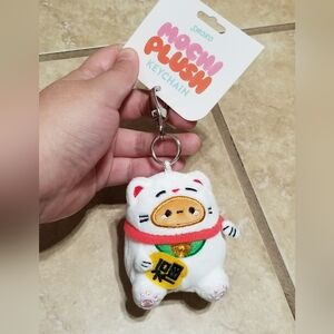 Smoko Lucky Cat 3 Inch Plush Keychain Bag Charm